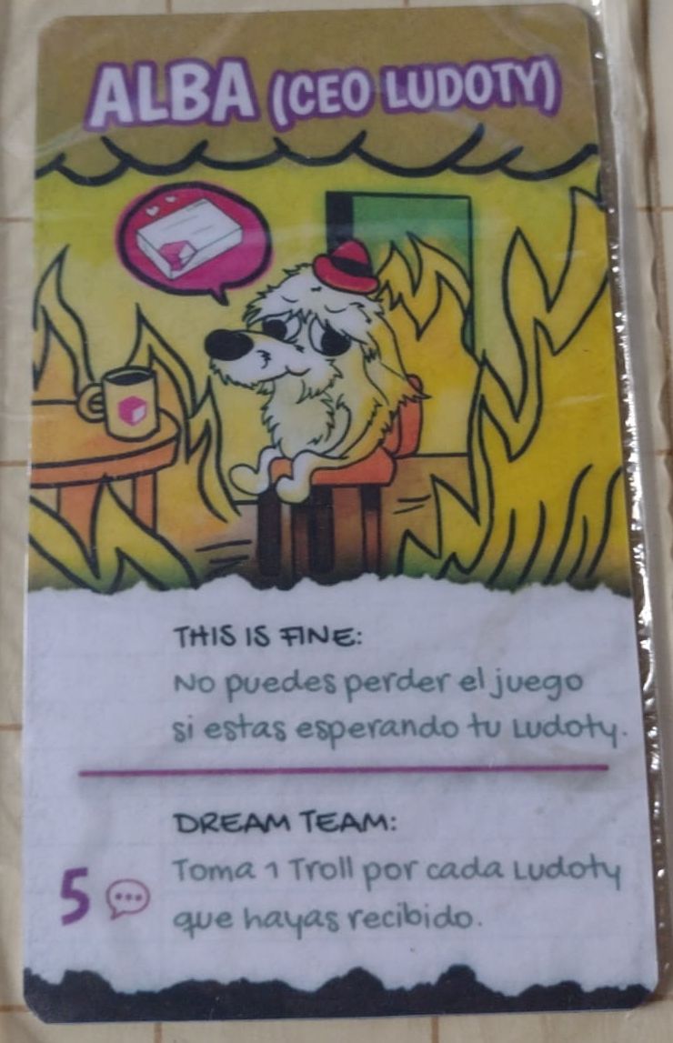 Meme vs 100cia: CEO Ludoty promo card doboz