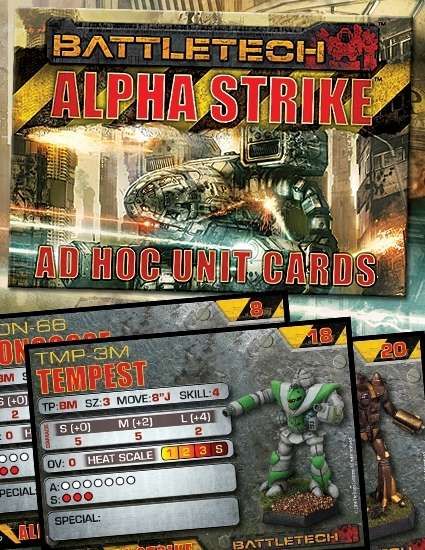 BattleTech: Alpha Strike – Ad Hoc Unit Cards box art