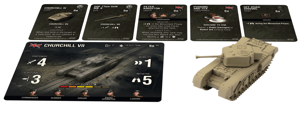 Coperta World of Tanks Miniatures Game: British – Churchill VII
