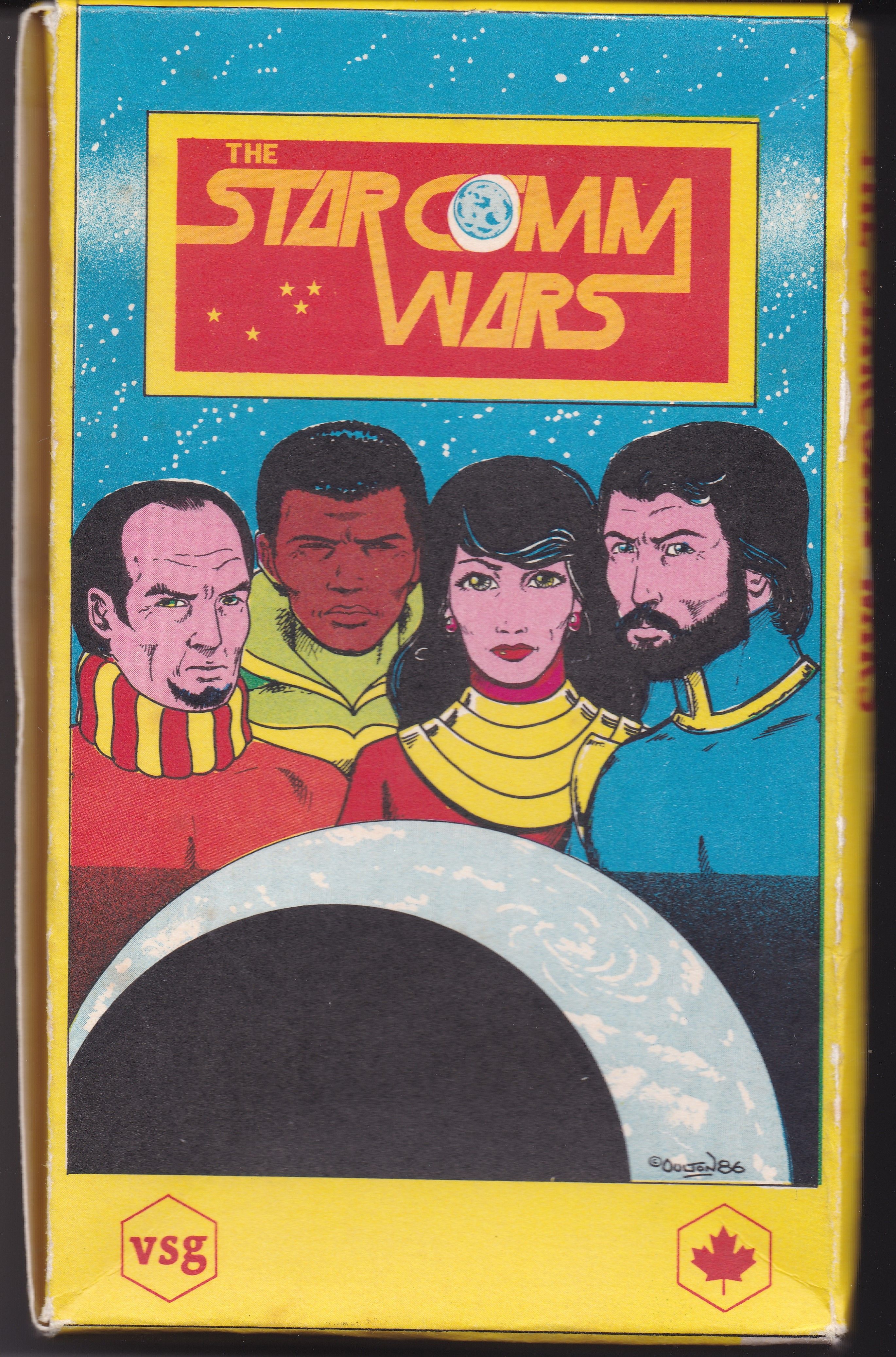 The StarComm Wars box art