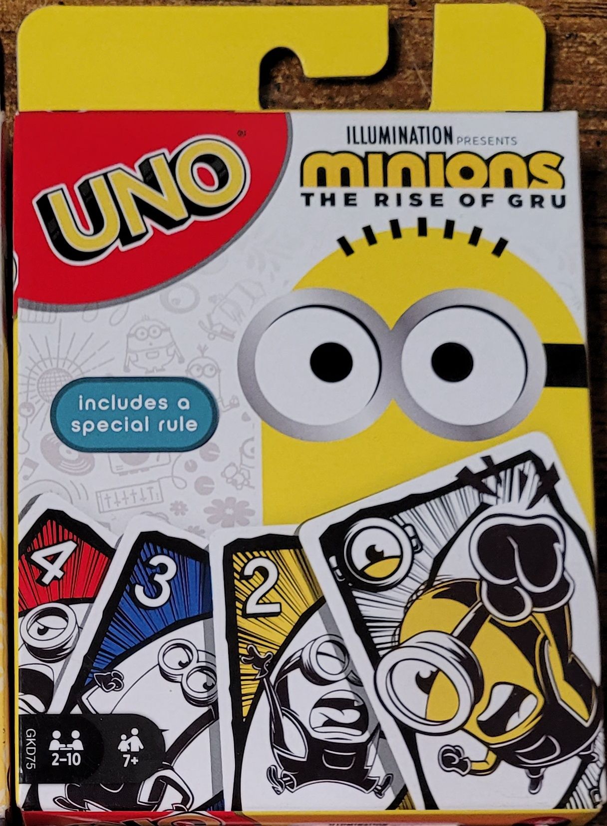 UNO: Minions – The Rise of Gru box art