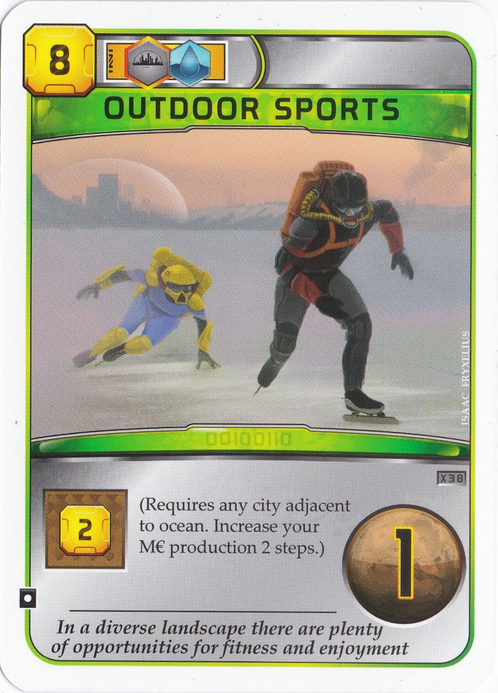 Terraforming Mars: Outdoor Sports Promo Card box art