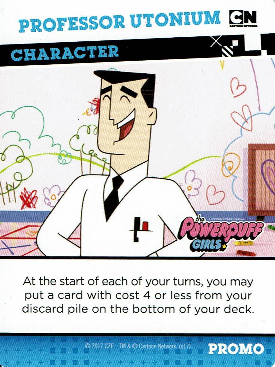 Cartoon Network Crossover Crisis: Professor Utonium Promo Card box art