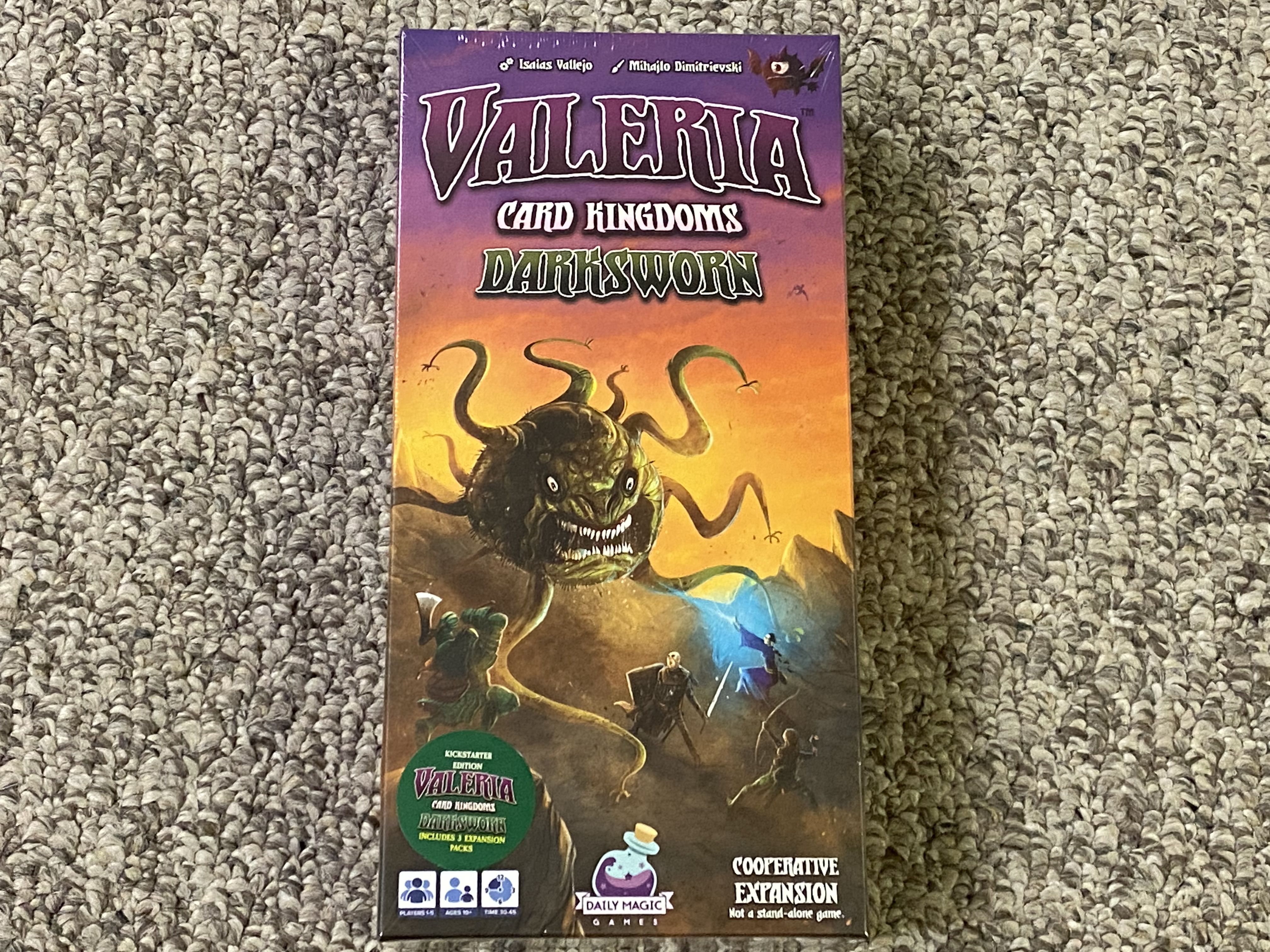 Coperta Valeria: Card Kingdoms – Darksworn: Kickstarter Edition