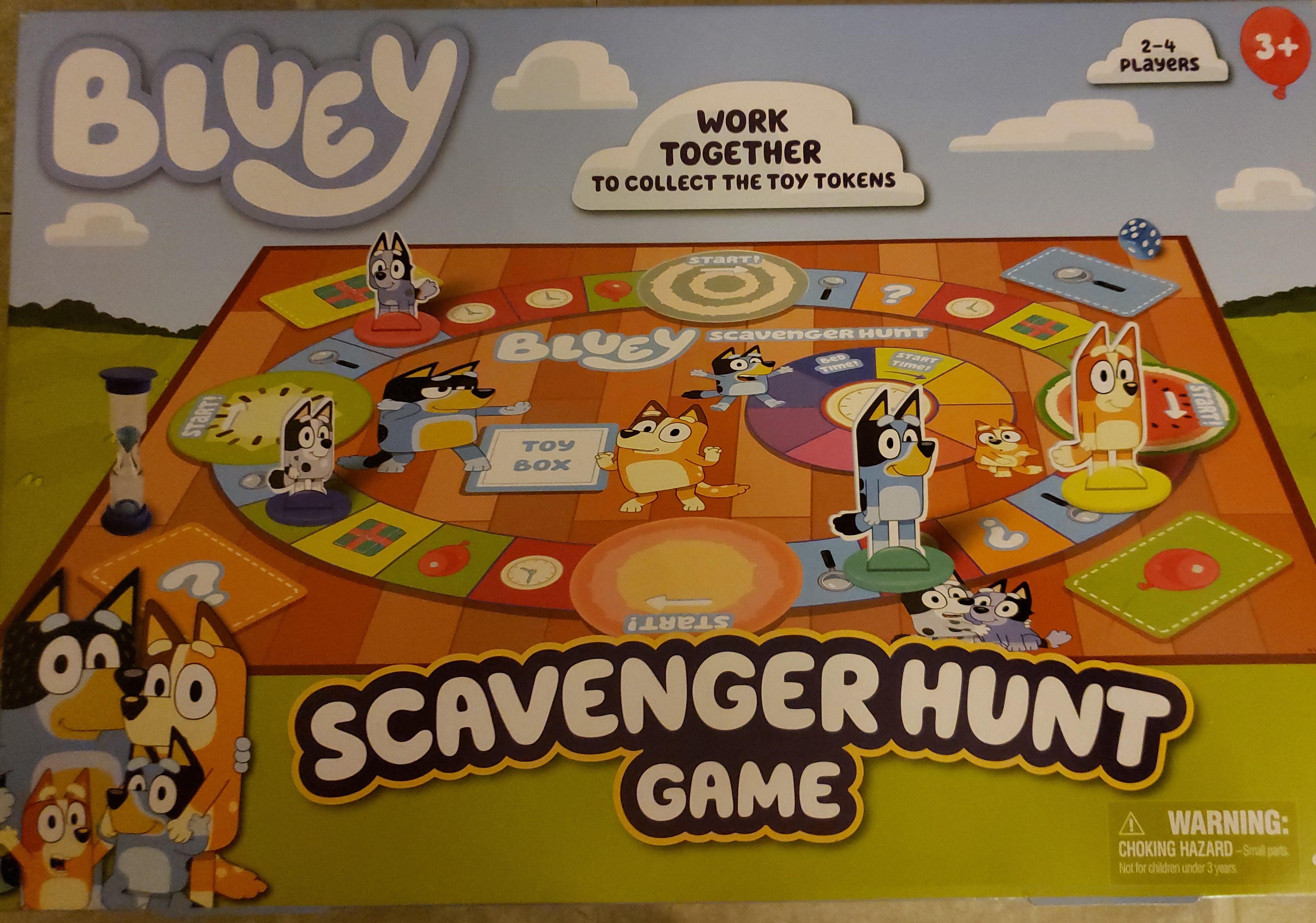 Bluey Scavenger Hunt Game doboz