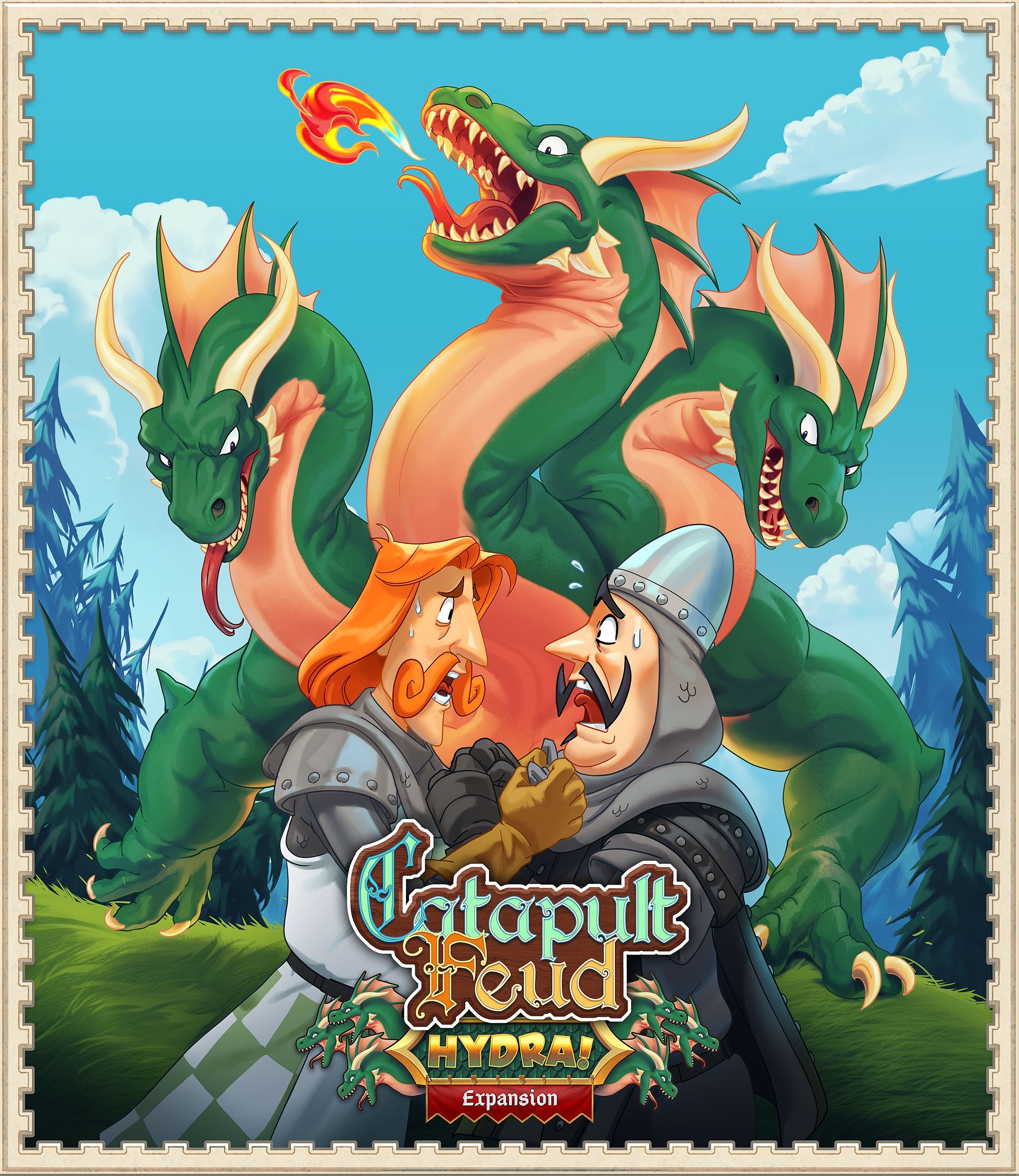 Catapult Feud: Hydra! Expansion box art