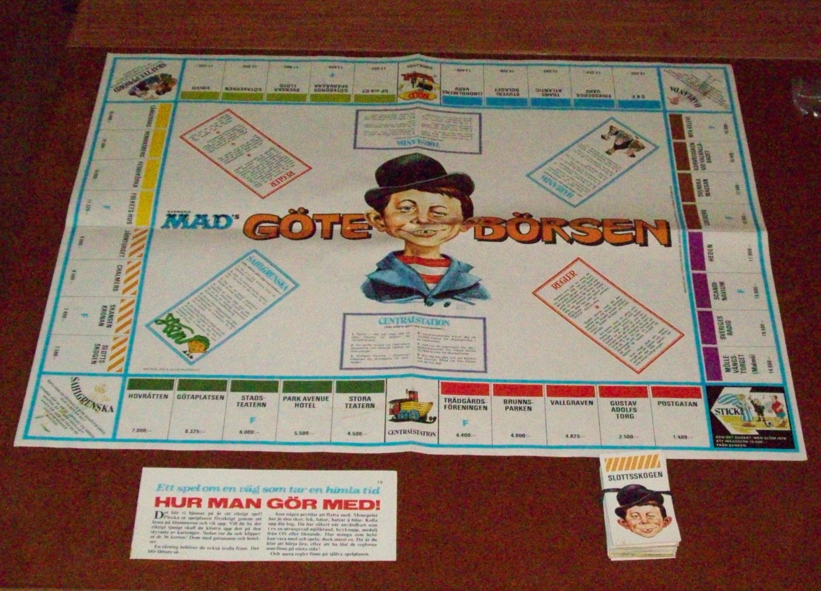 Svenska MAD's Götebörsen box art