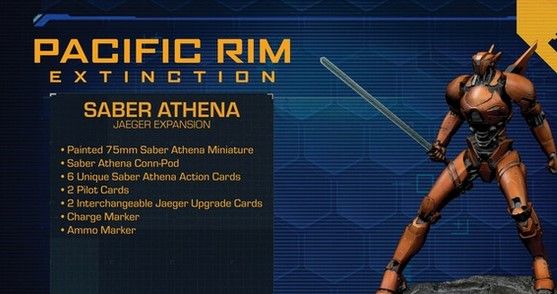 Pacific Rim: Extinction – Saber Athena box art