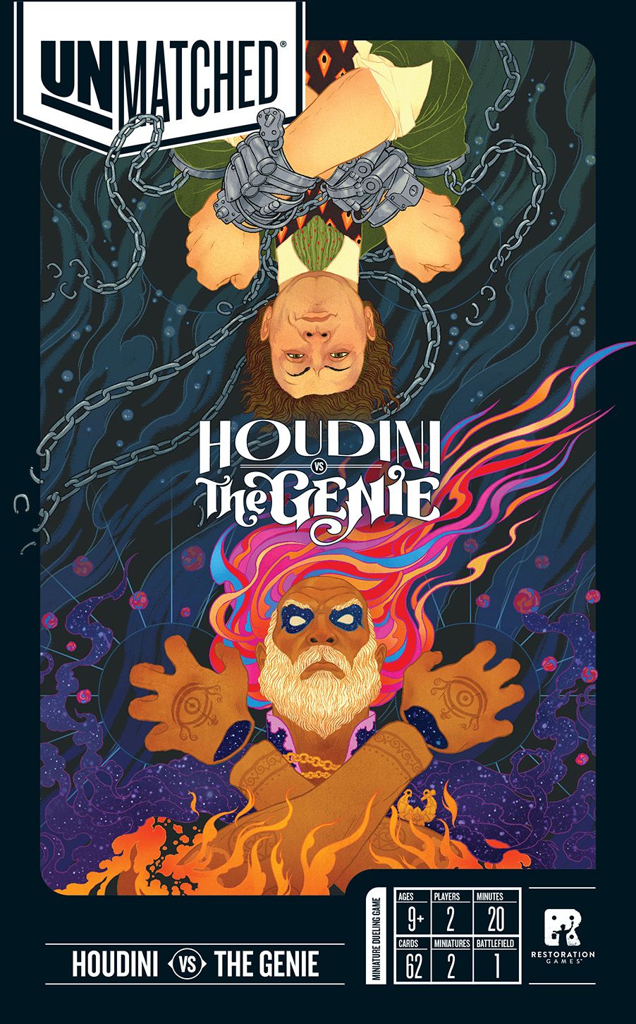 Unmatched: Houdini vs. The Genie doboz