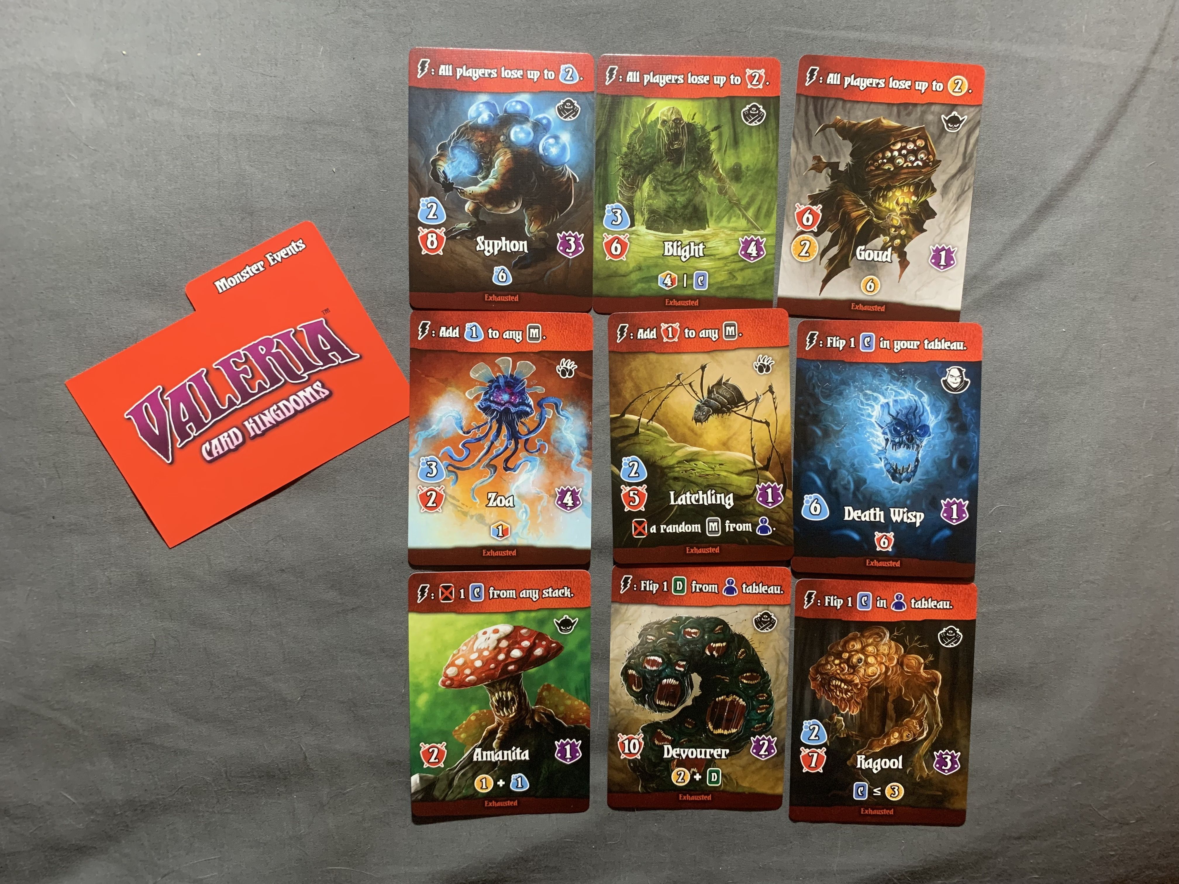 Valeria: Card Kingdoms – Shade Monster Events box art