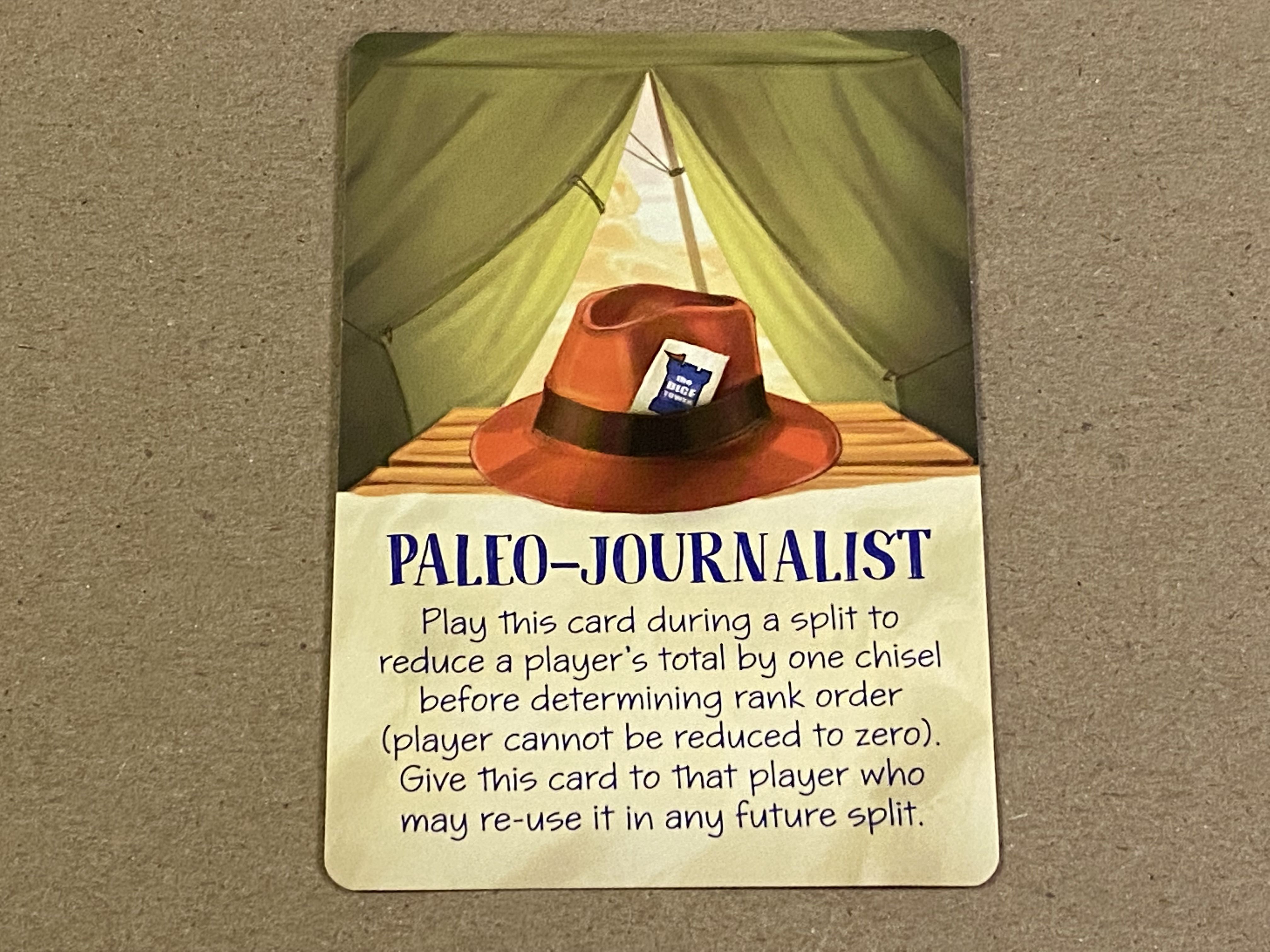 Jurassic Parts: Paleo-Journalist Promo Card doboz