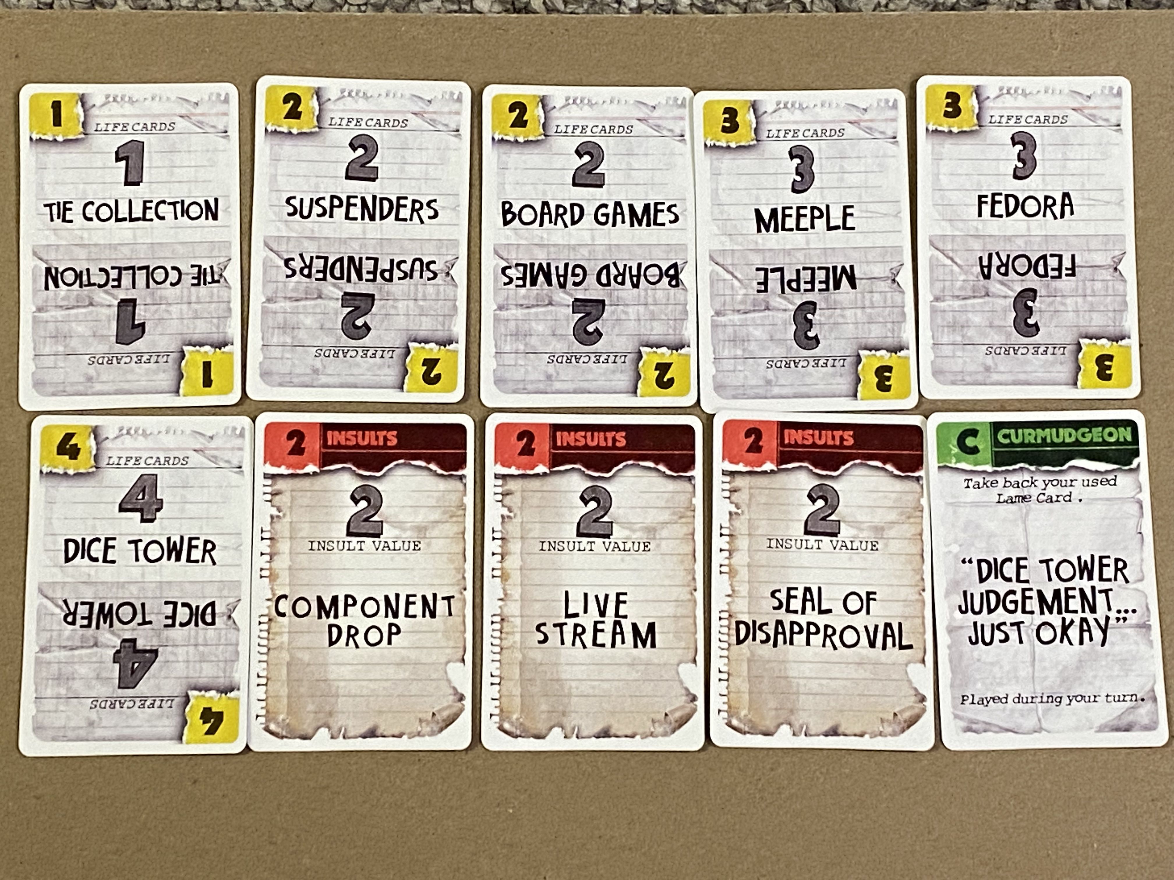 Curmudgeon: Dice Tower 2021 Promo Pack box art