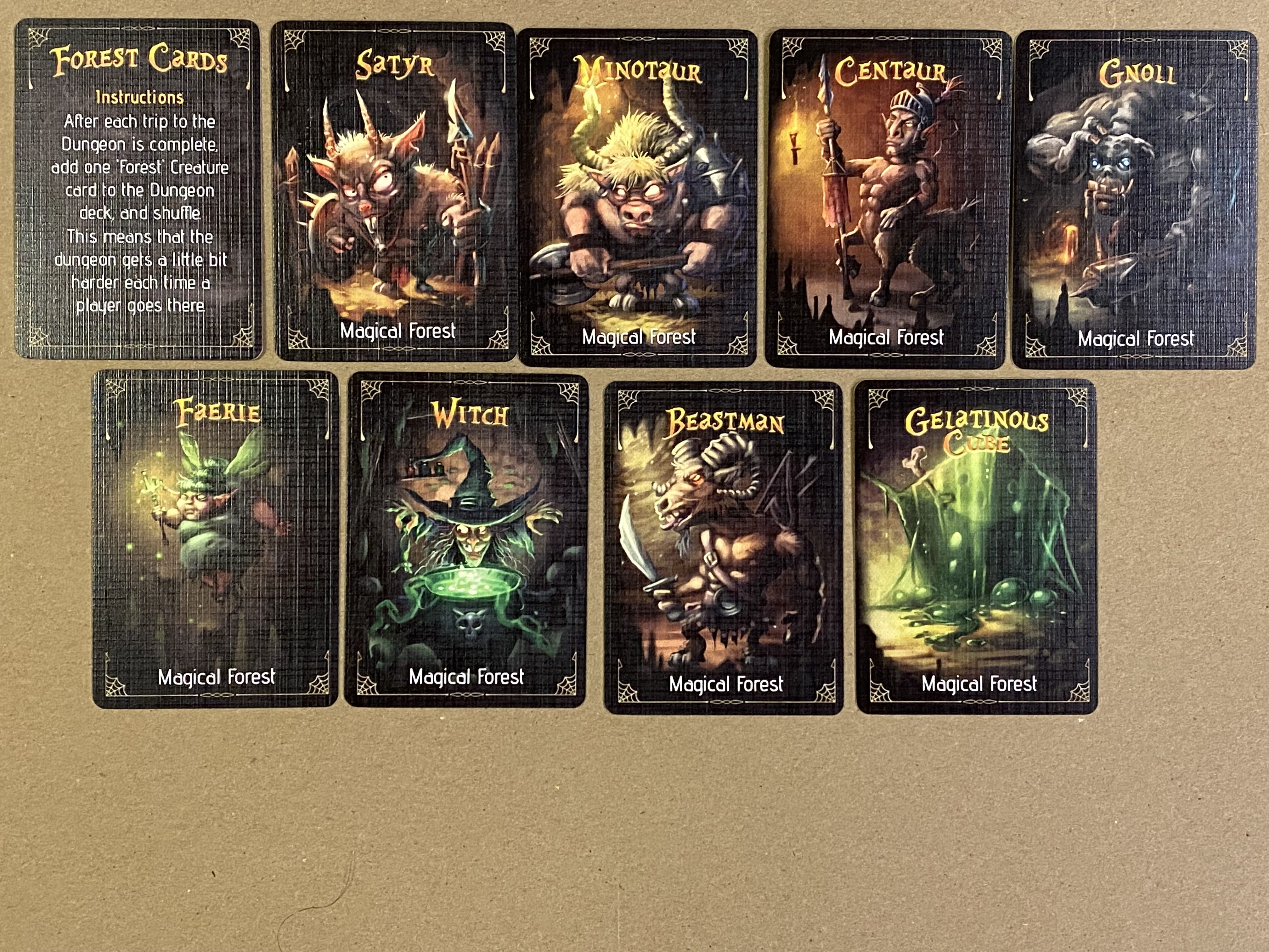 Lizard Wizard: Forest Cards box art