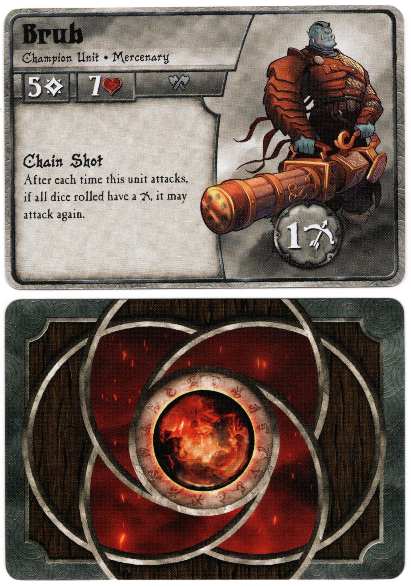 Coperta Summoner Wars (Second Edition): Brub Promo Card