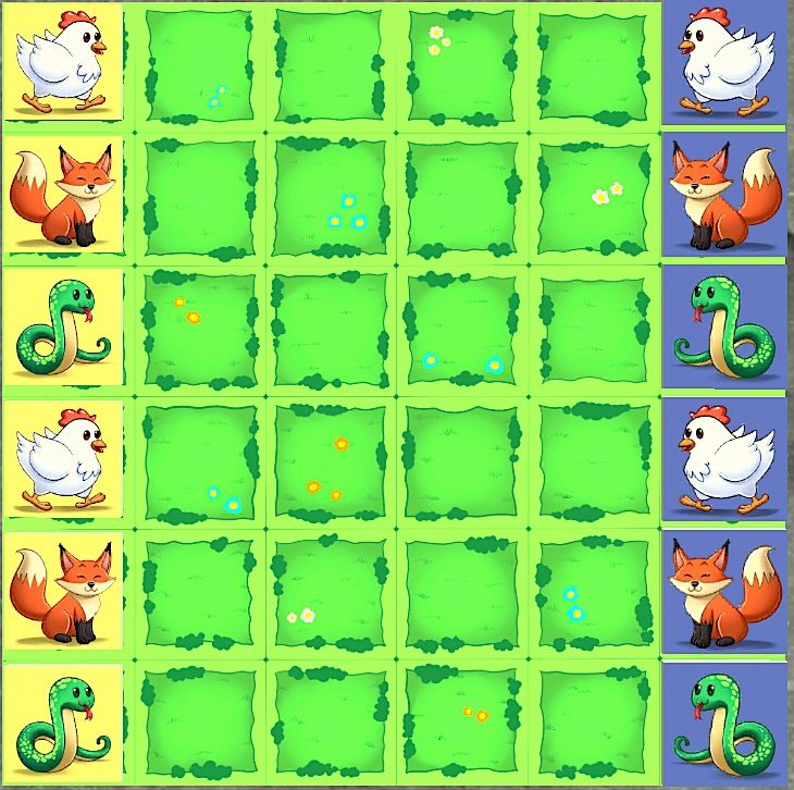 Chicken-Fox-Snake doboz
