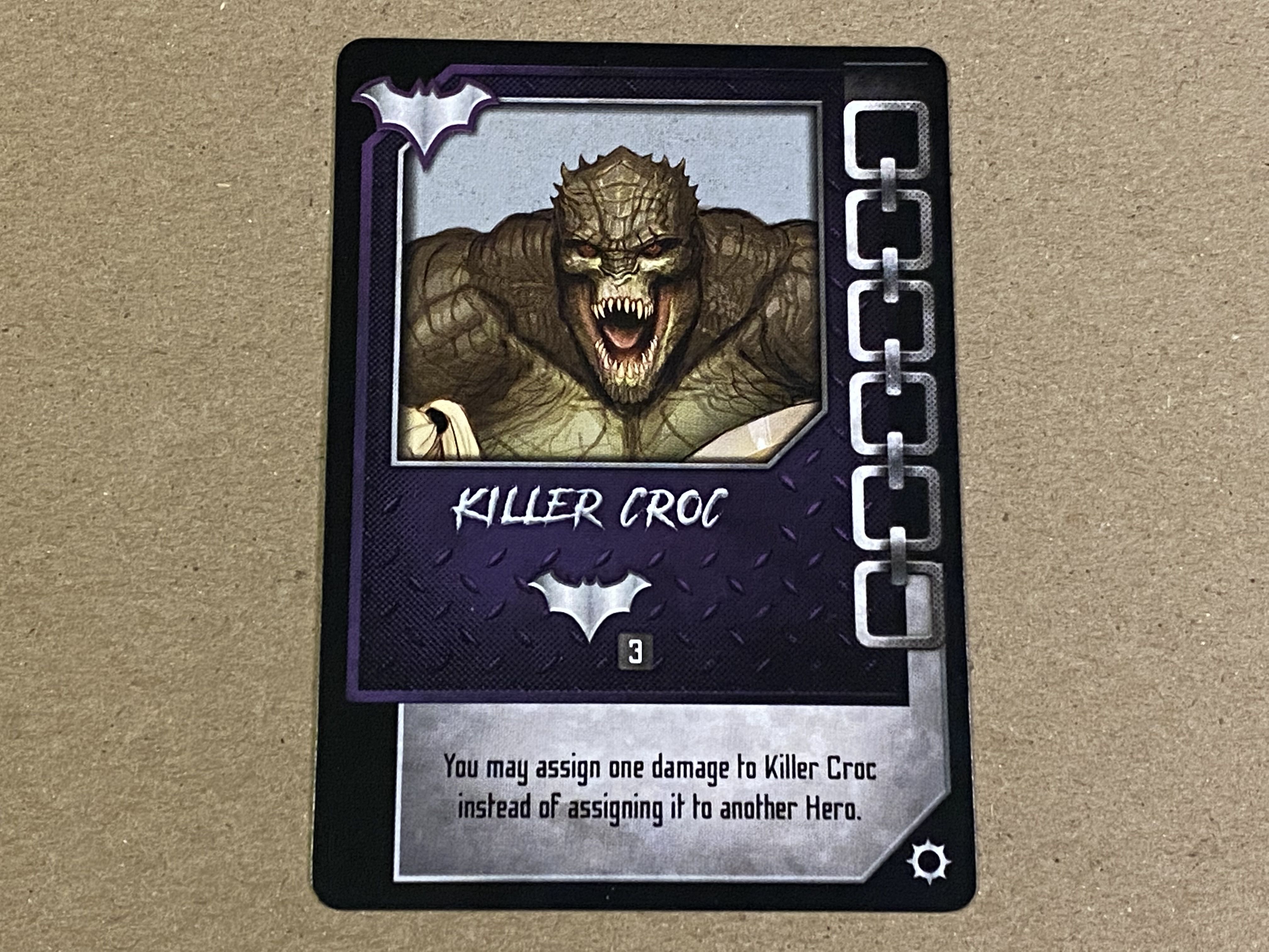 Coperta The Batman Who Laughs Rising: Killer Croc Promo Card