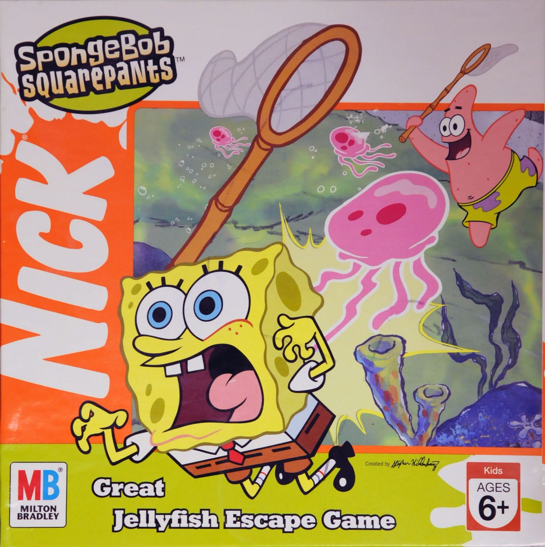 SpongeBob Squarepants Great Jellyfish Escape Game box art