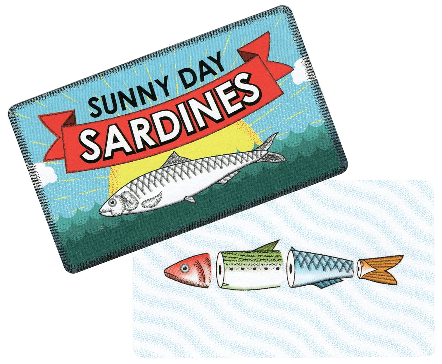 Coperta Sunny Day Sardines: Wild Fish