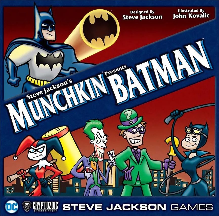 Steve Jackson's Munchkin Presents Batman box art