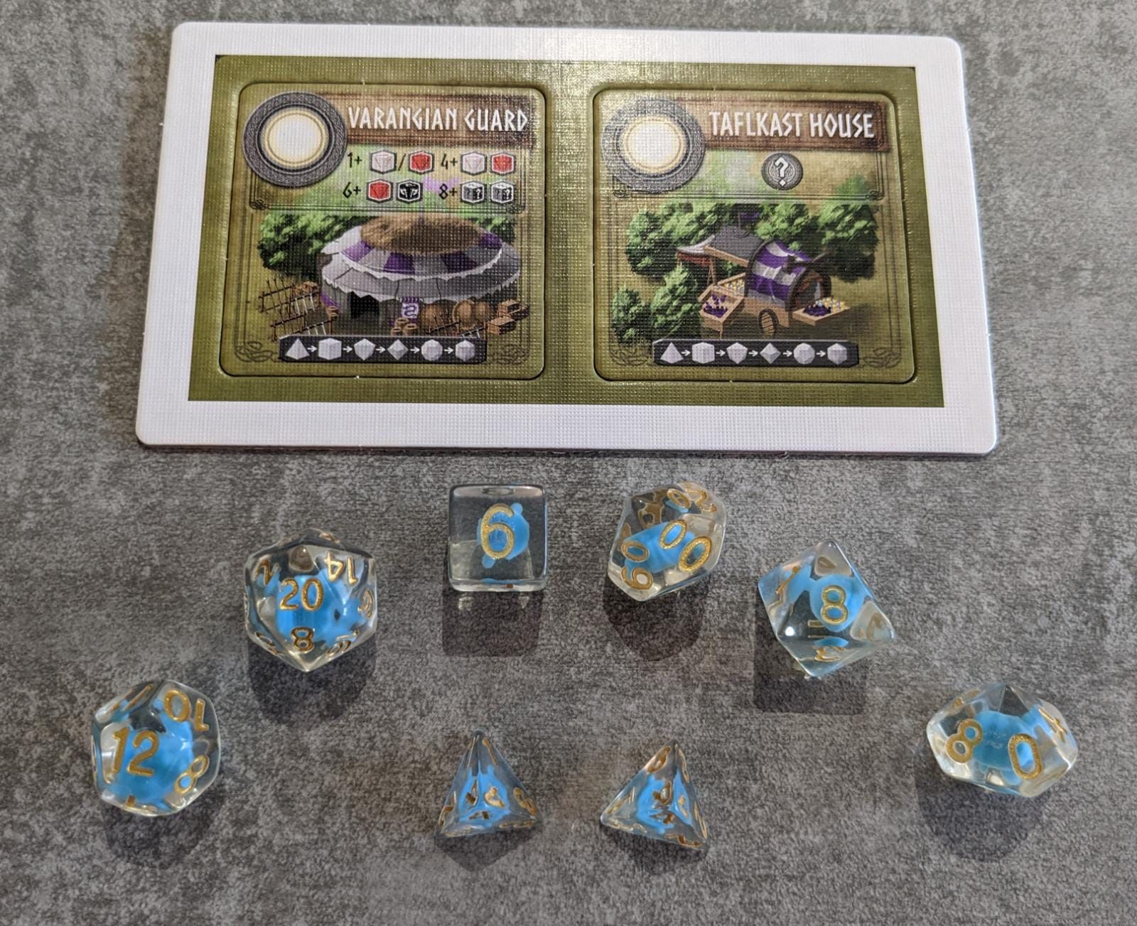Champions of Midgard: Polyhedral Dice Promo Tiles doboz