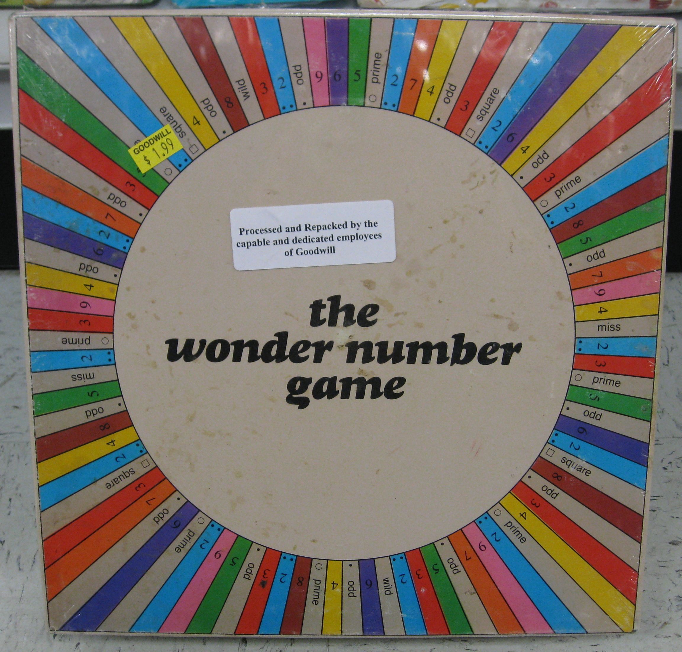 Wonder Number box art