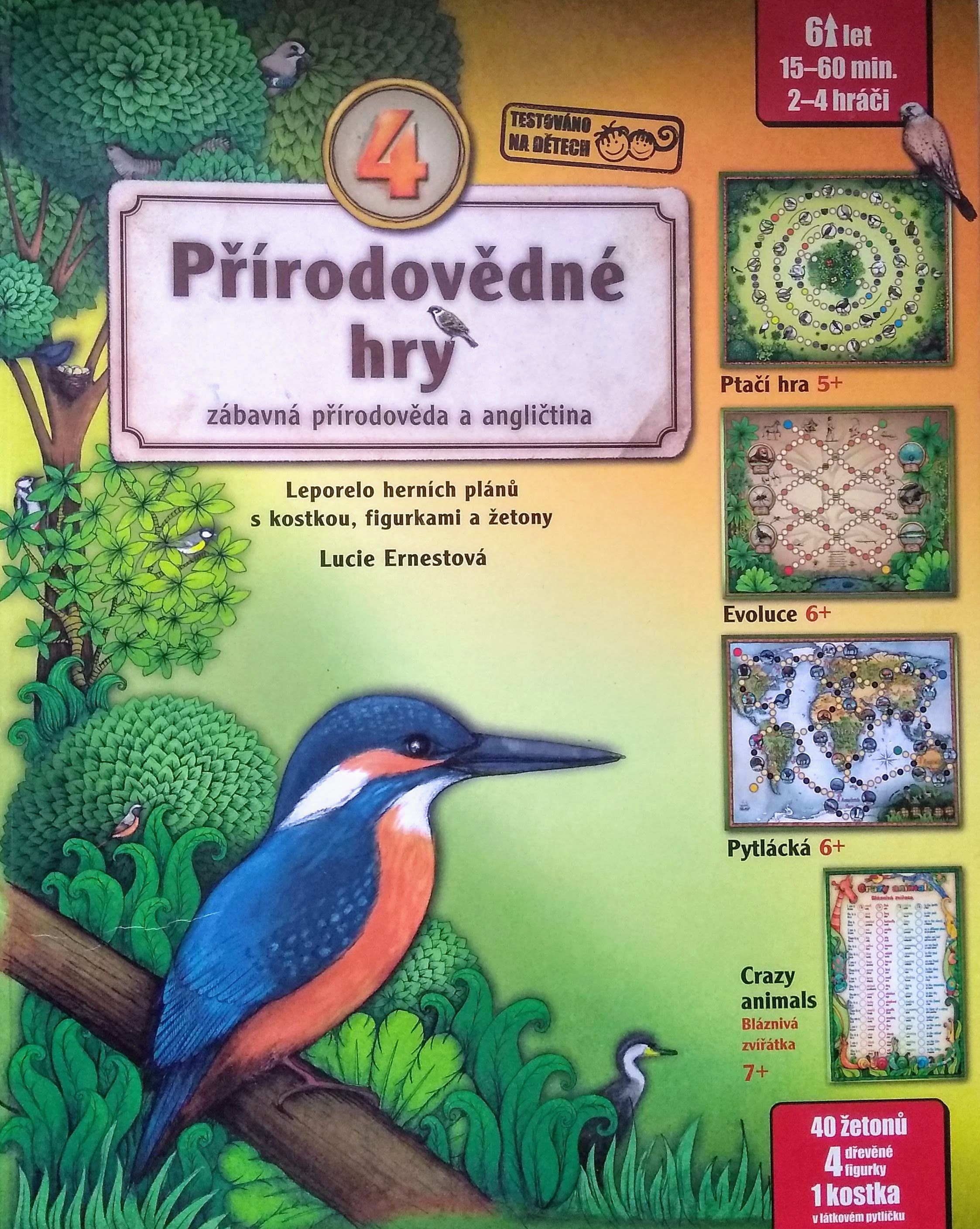4 přírodovědné hry box art