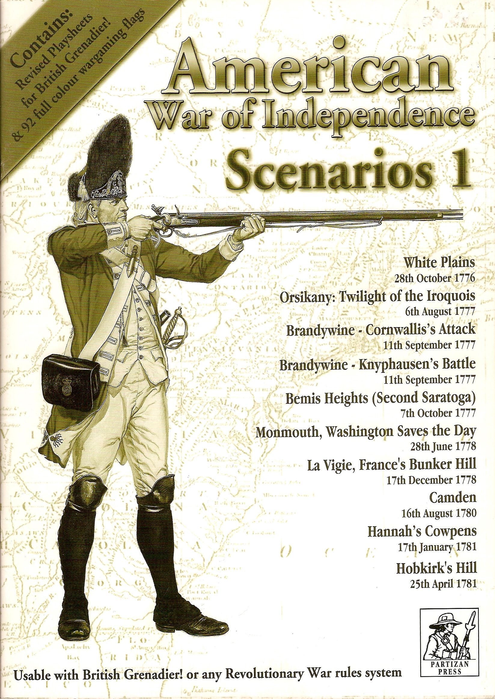 American War of Independence Scenarios 1 doboz