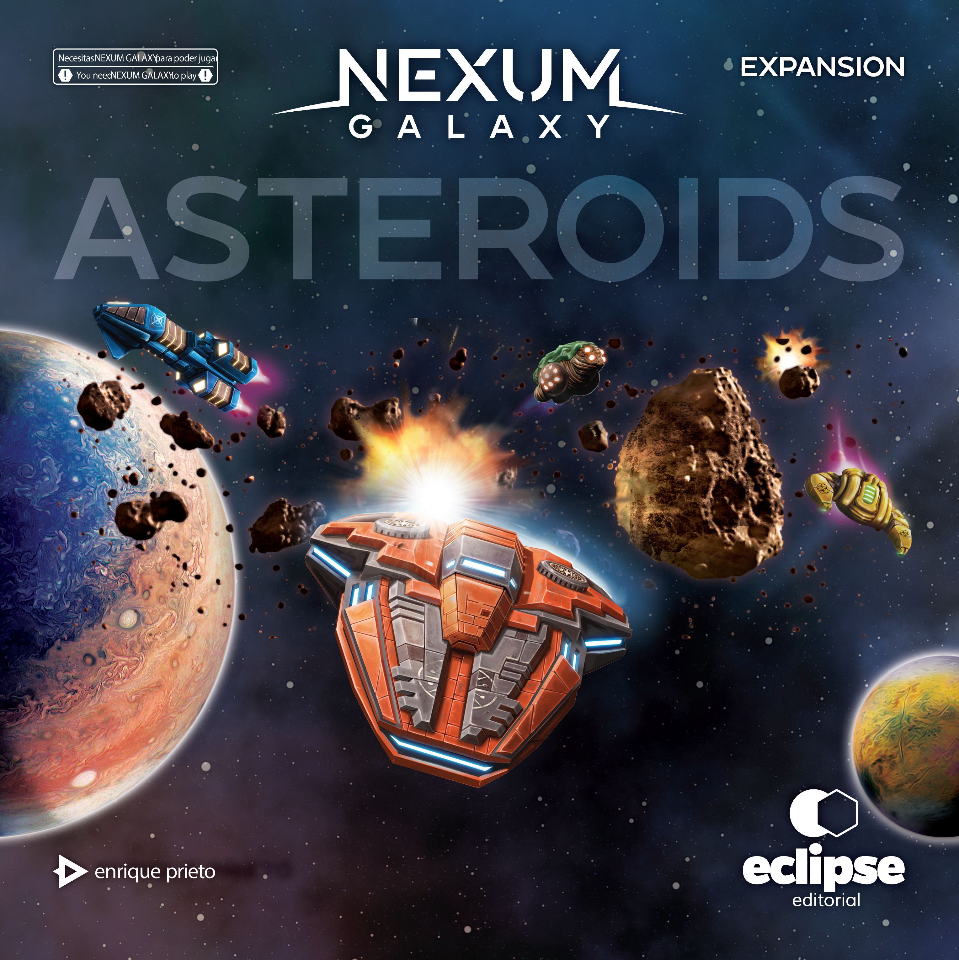 Nexum Galaxy: Asteroids box art