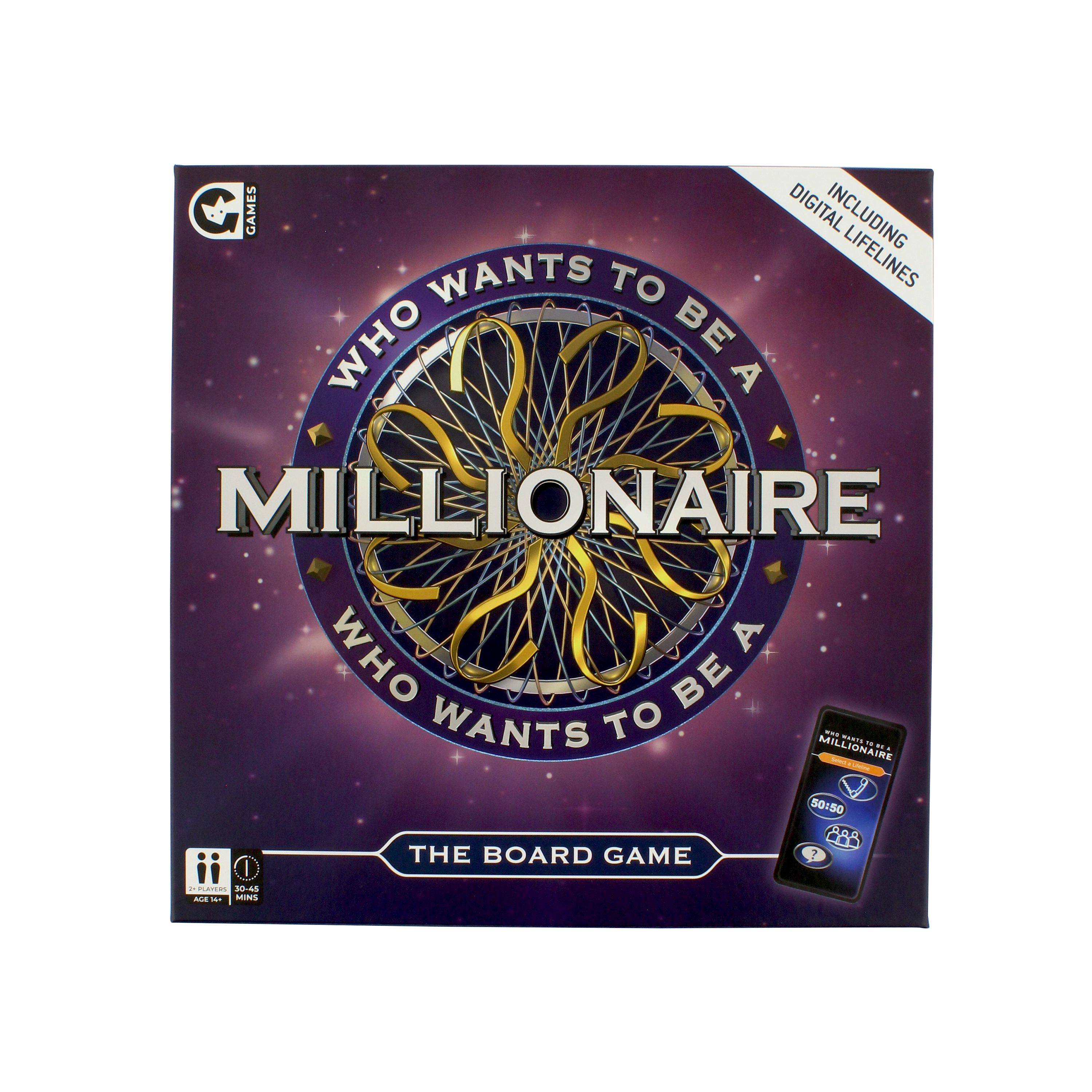 Who Wants To Be A Millionaire Board Game box art