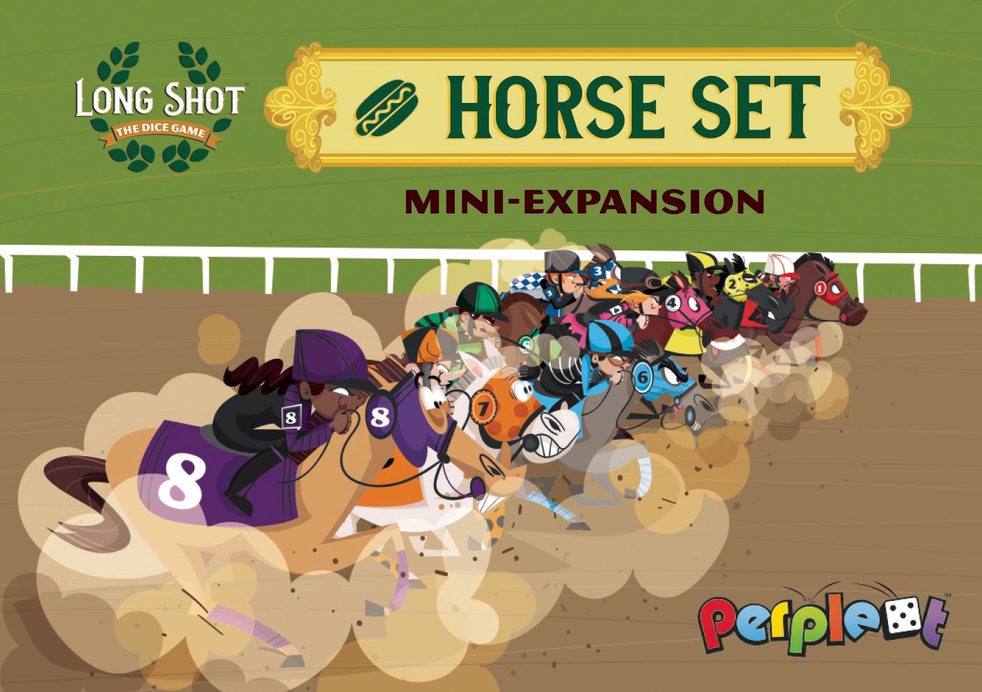 Long Shot: The Dice Game – Horse Set 5 (Hot Dog) Mini-Expansion box art