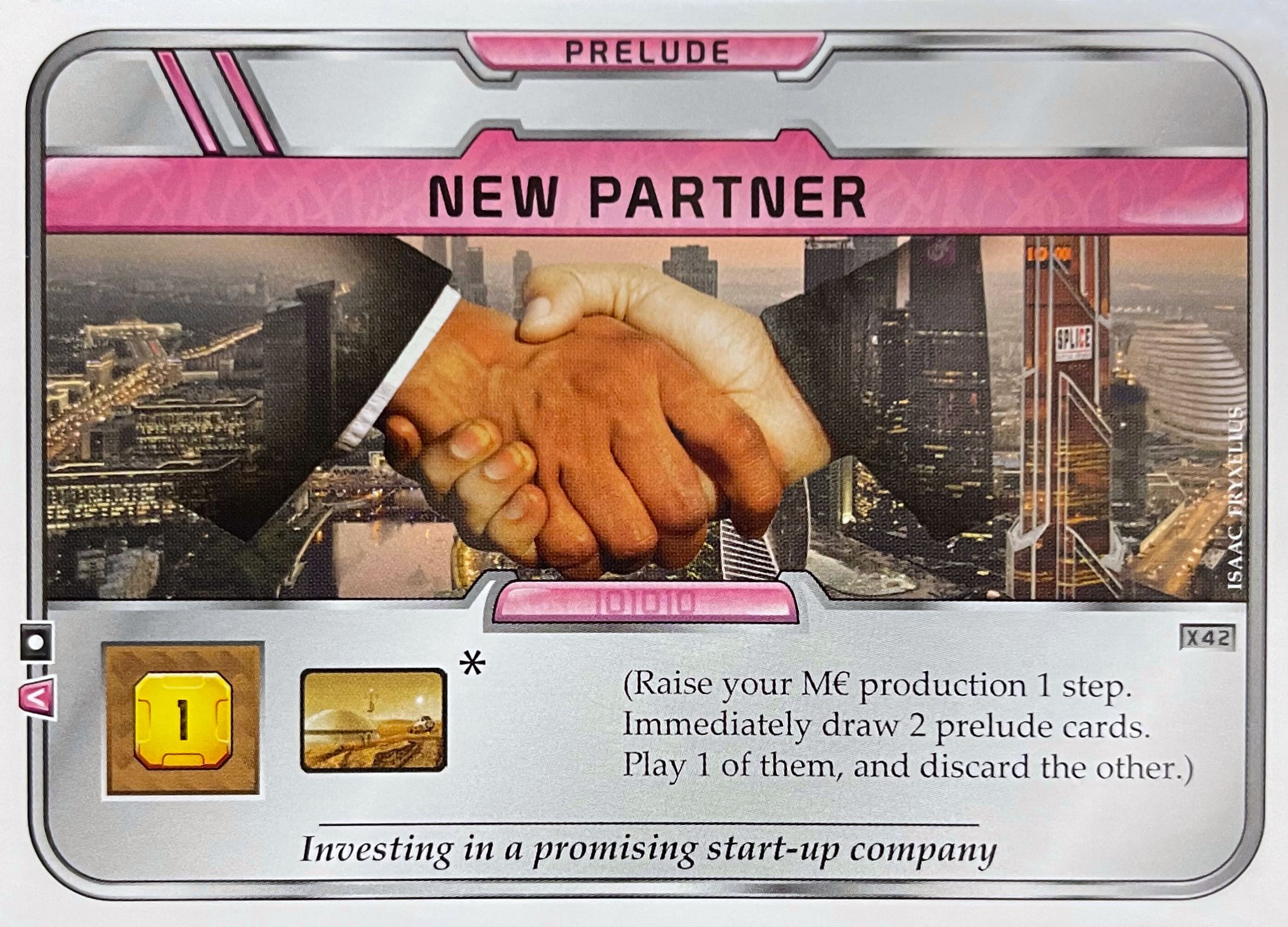 Terraforming Mars: New Partner Promo Card box art