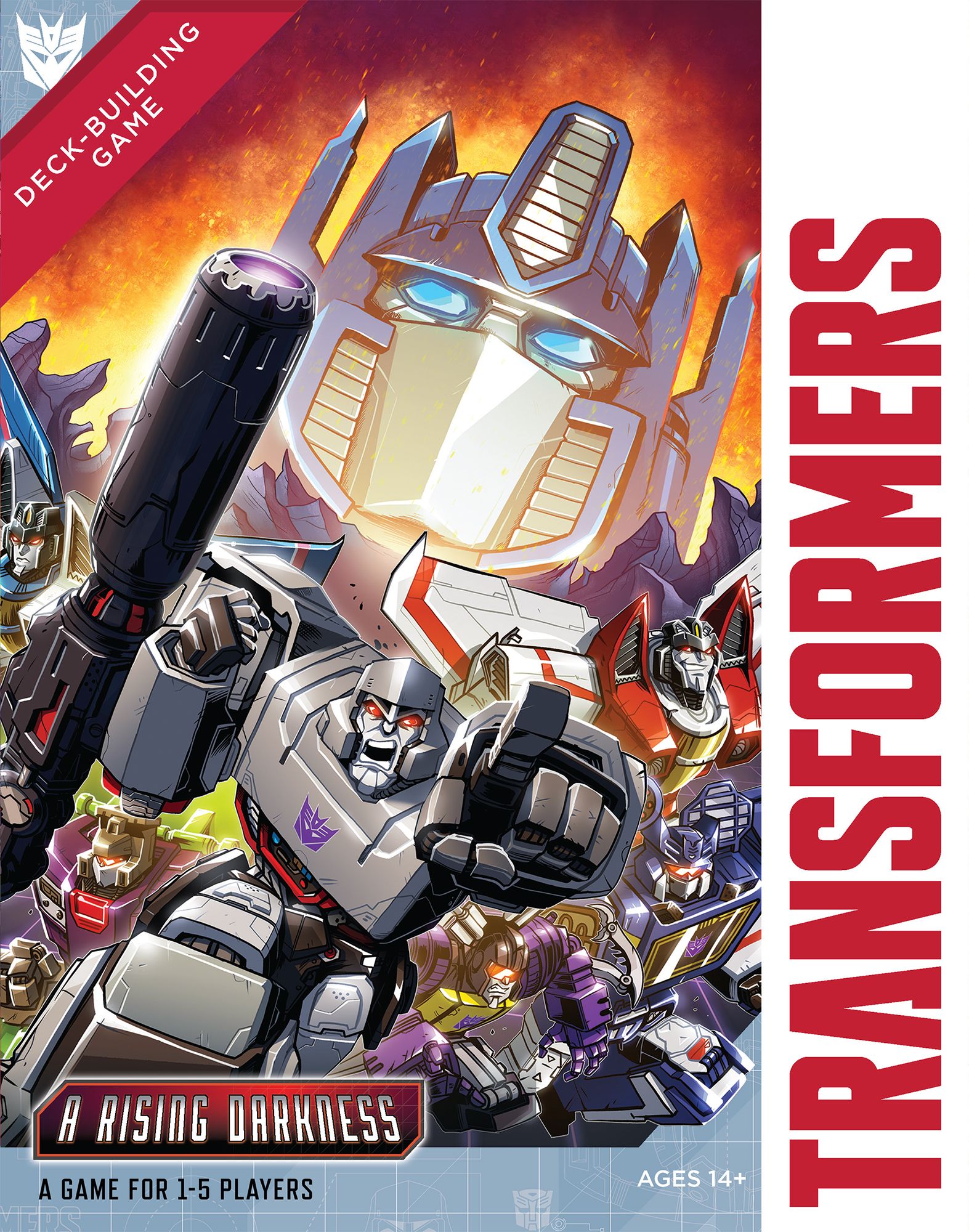 Transformers Deck-Building Game: A Rising Darkness doboz