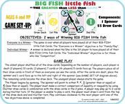 BIG FISH little fish "The GREATER than less than GAME"