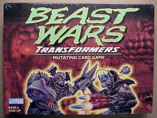 Beast Wars Transformers Mutating Card Game box art