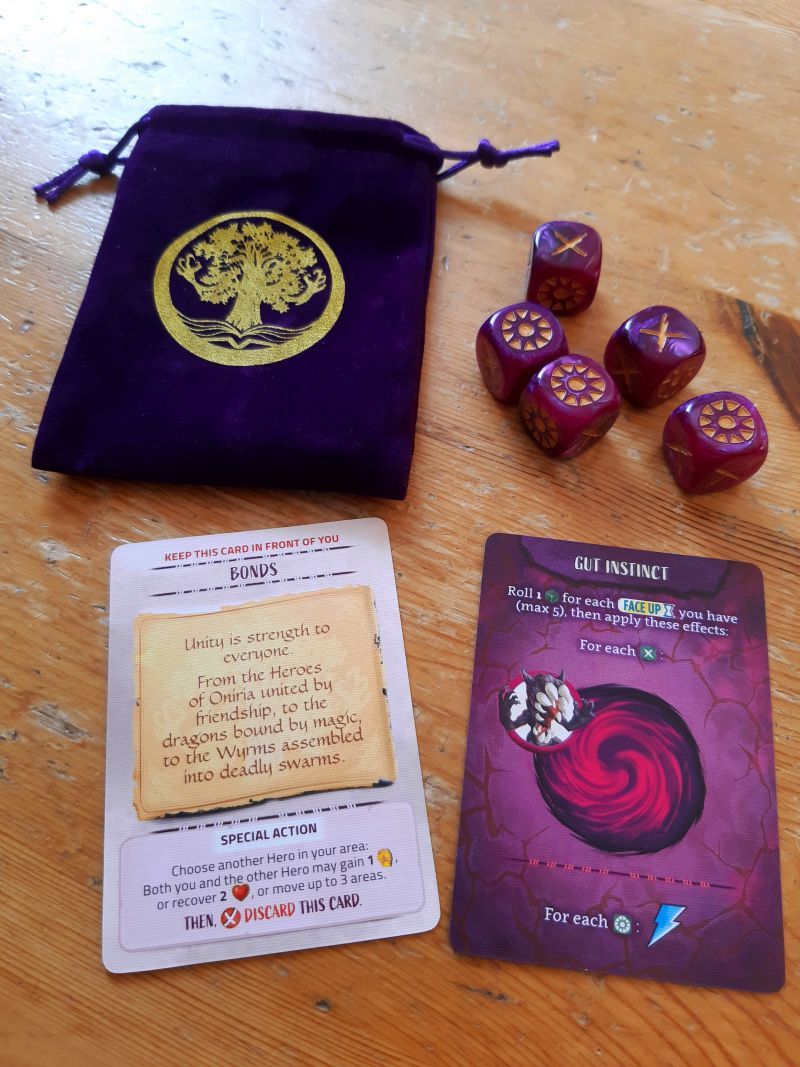 Coperta Wonder Book: Limited Edition Dice Set & Promo Cards