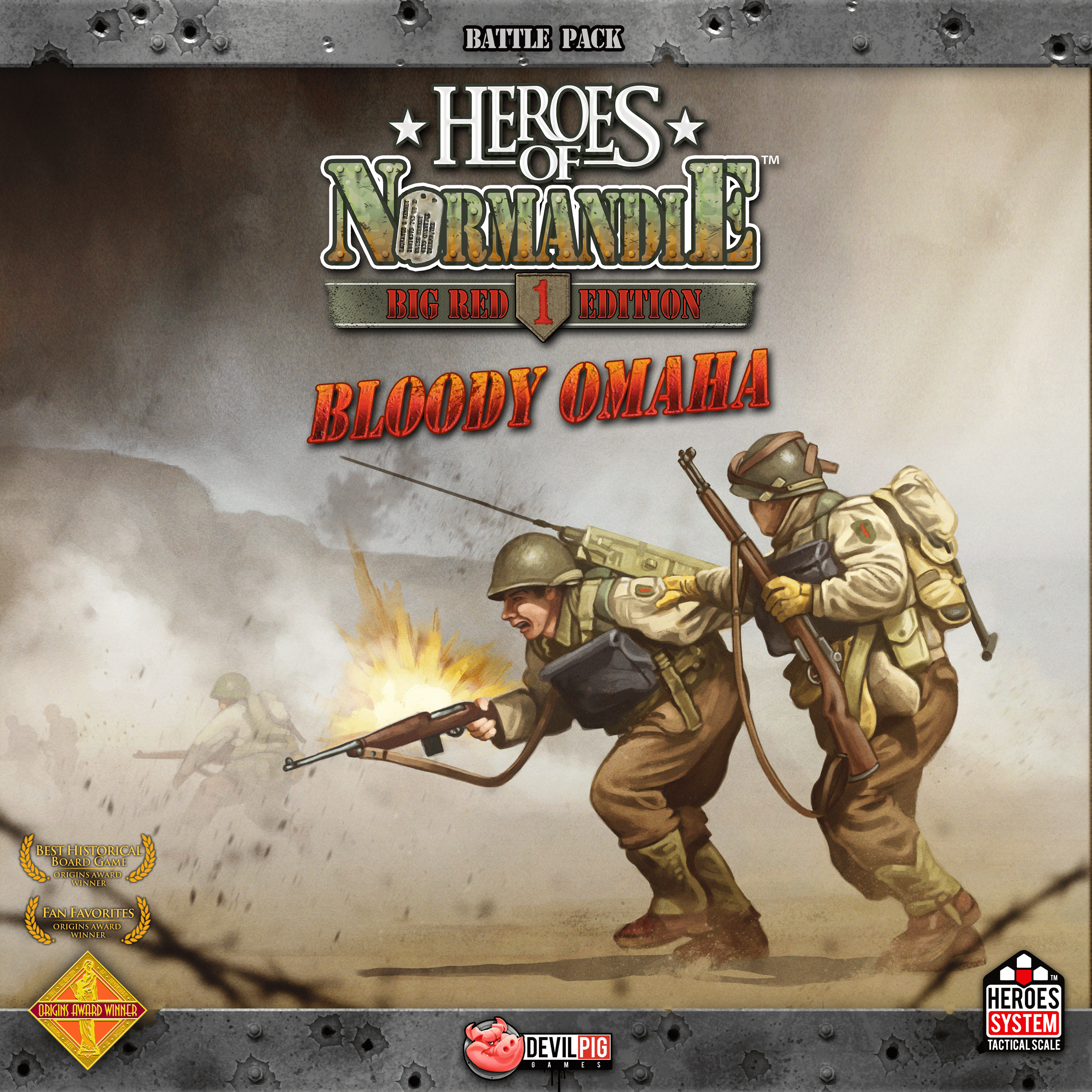 Heroes of Normandie: Big Red One Edition – Bloody Omaha box art