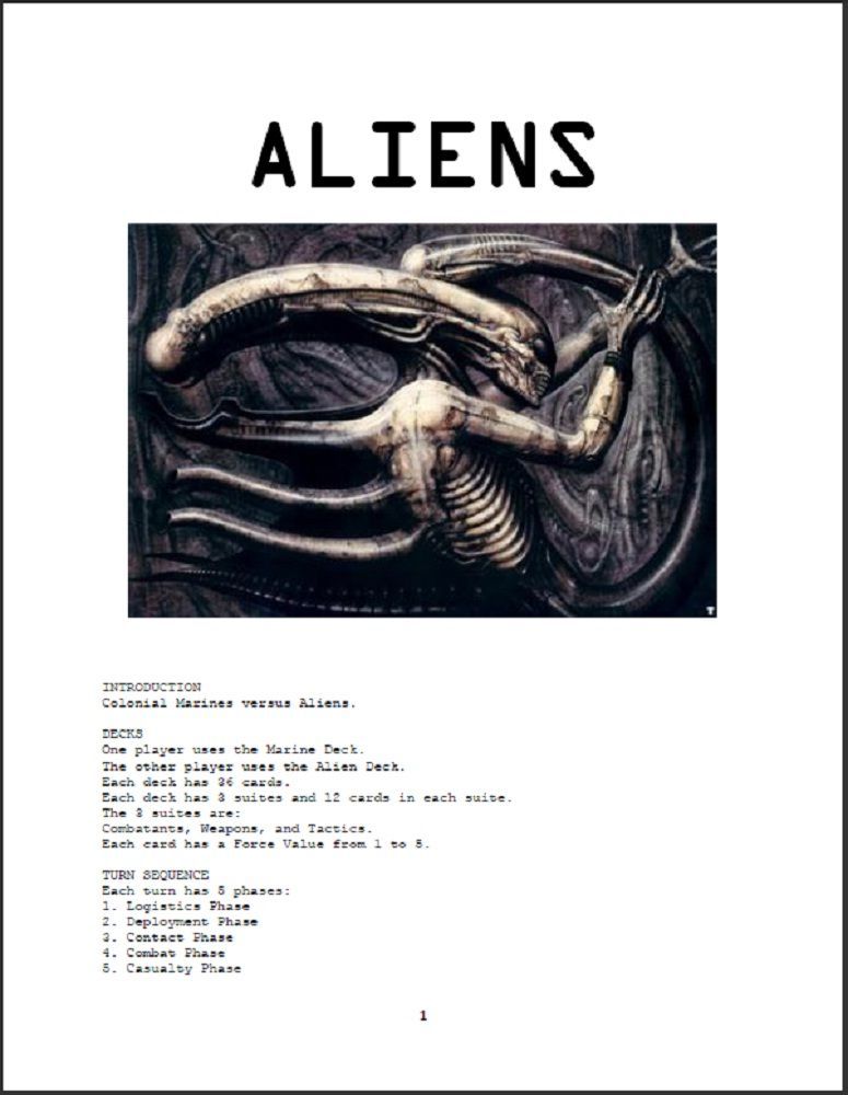 Aliens doboz