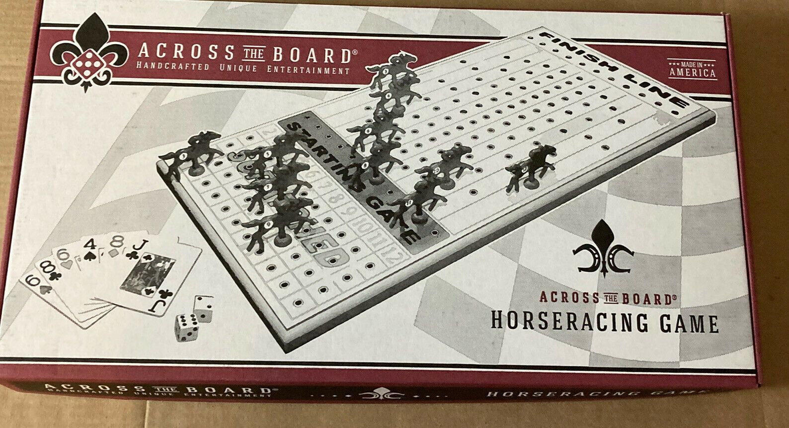 Across the Board Horseracing Game box art