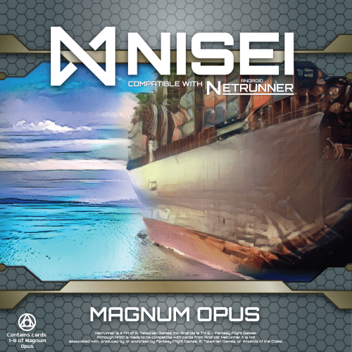 Magnum Opus (fan expansion for Android: Netrunner) box art