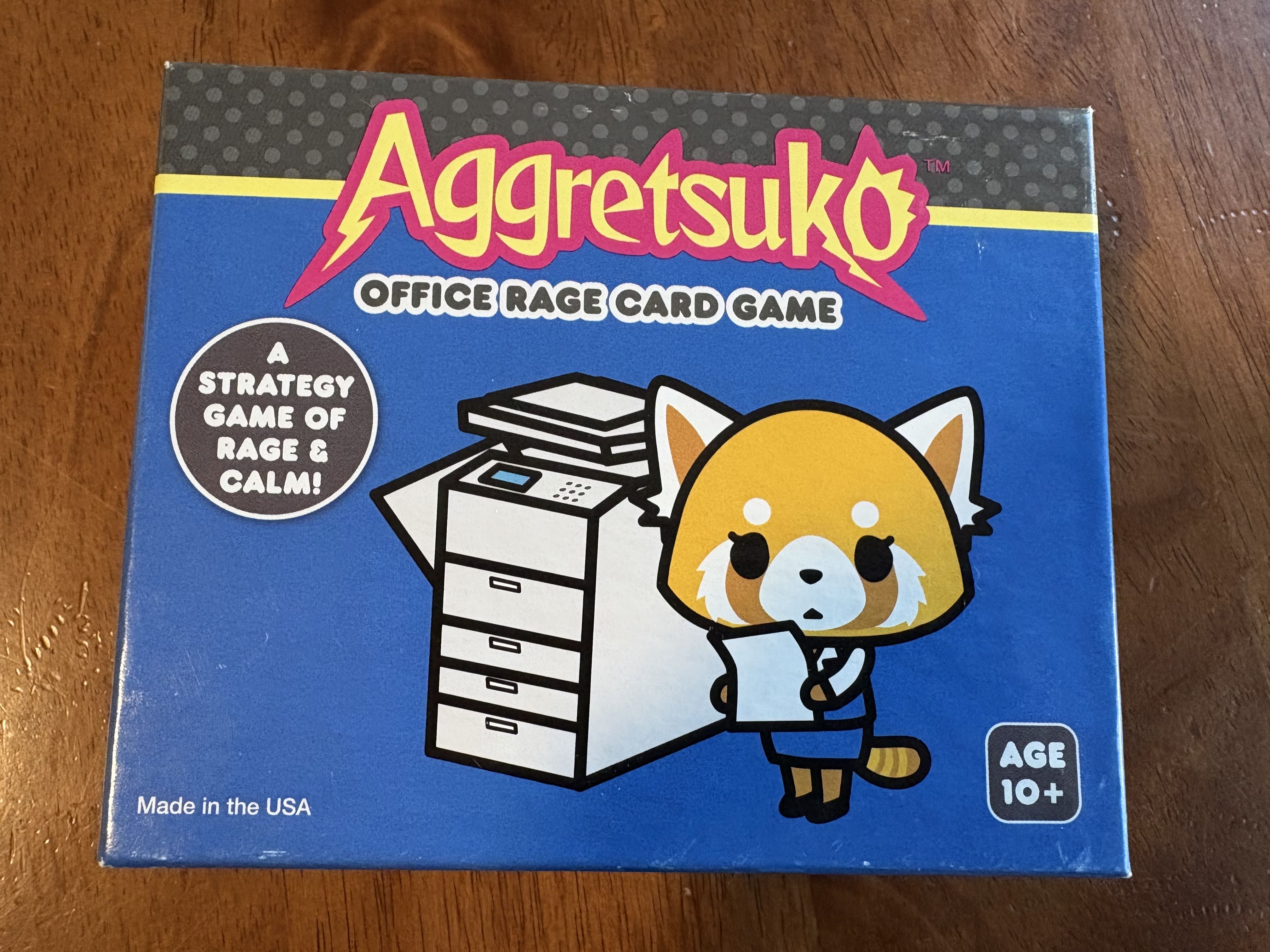 Coperta Aggretsuko Office Rage Card Game
