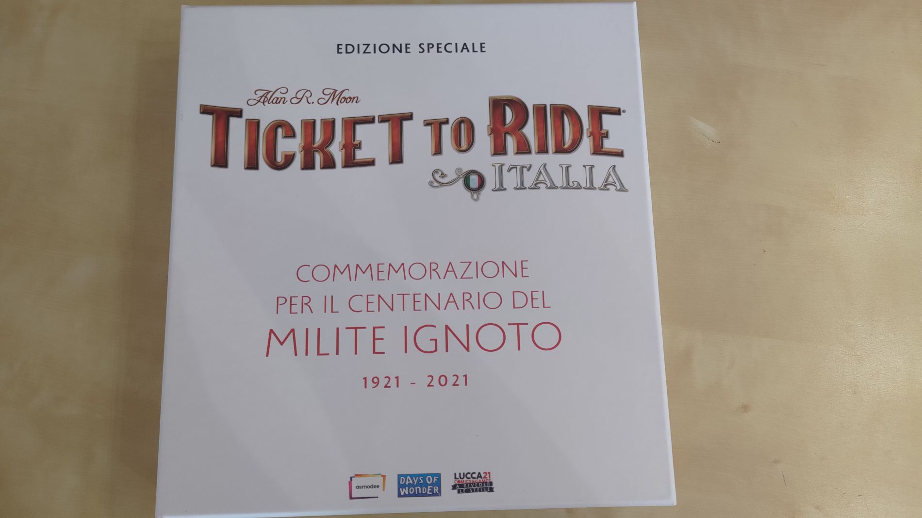 Ticket To Ride: Italia – Commemorazione Per il Centenario del Milite Ignoto 1921 - 2021 doboz