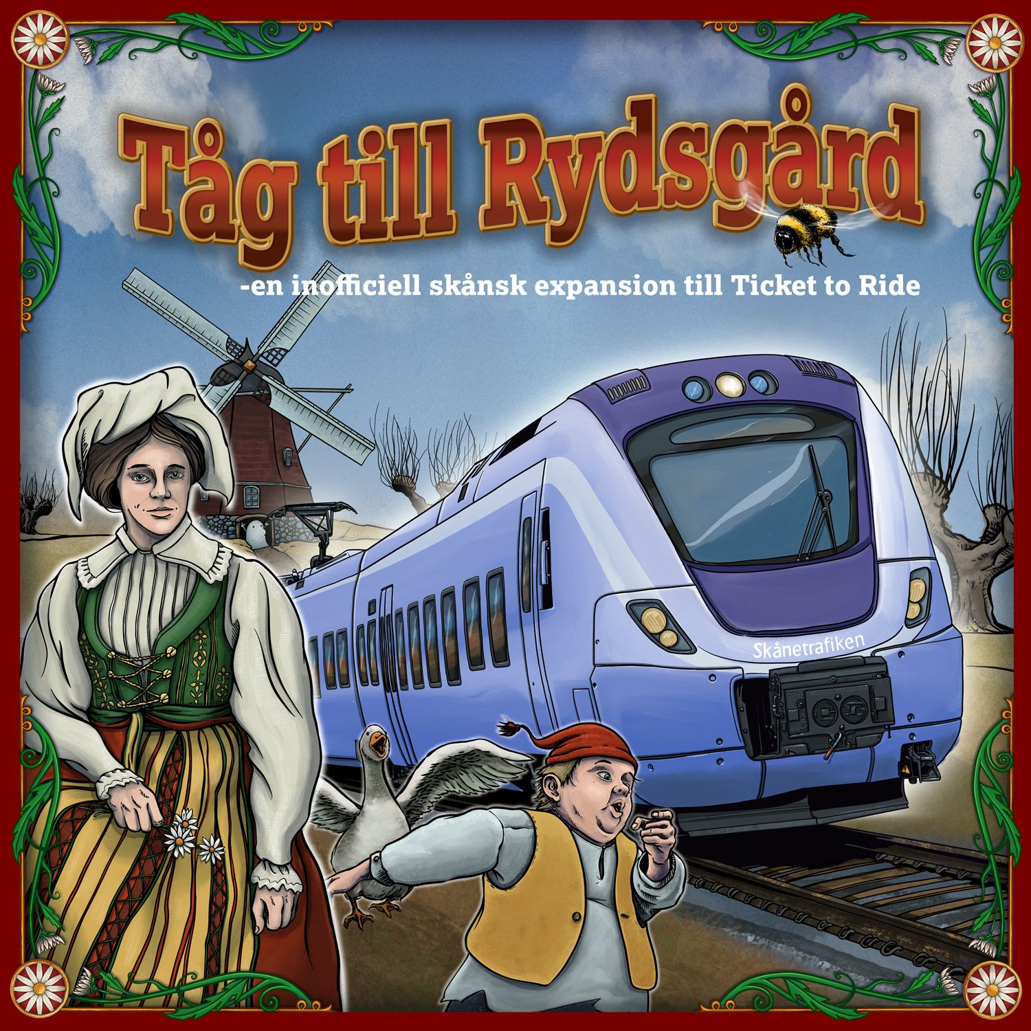 Tåg till Rydsgård (fan expansion for Ticket to Ride) box art