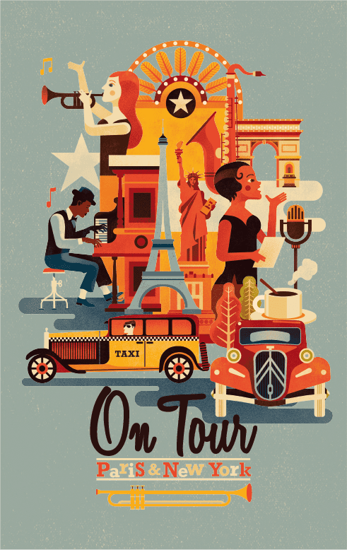 On Tour: Paris and New York box art