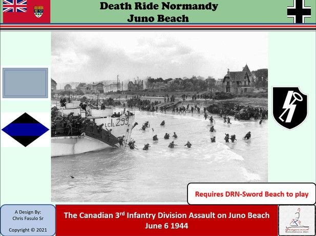 Coperta Death Ride Normandy: Juno Beach
