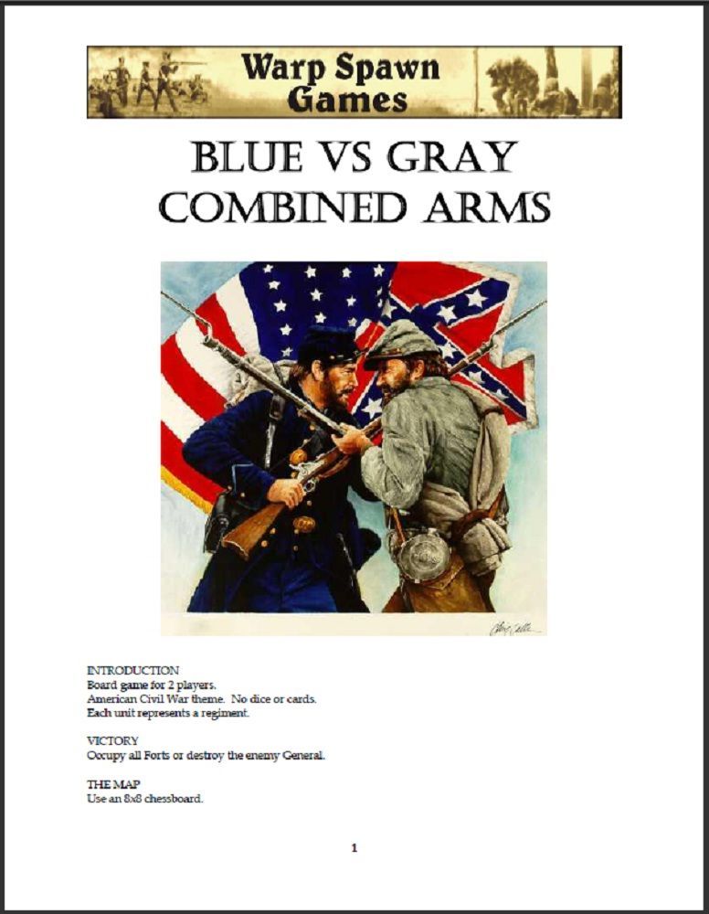 Blue vs Gray Combined Arms box art