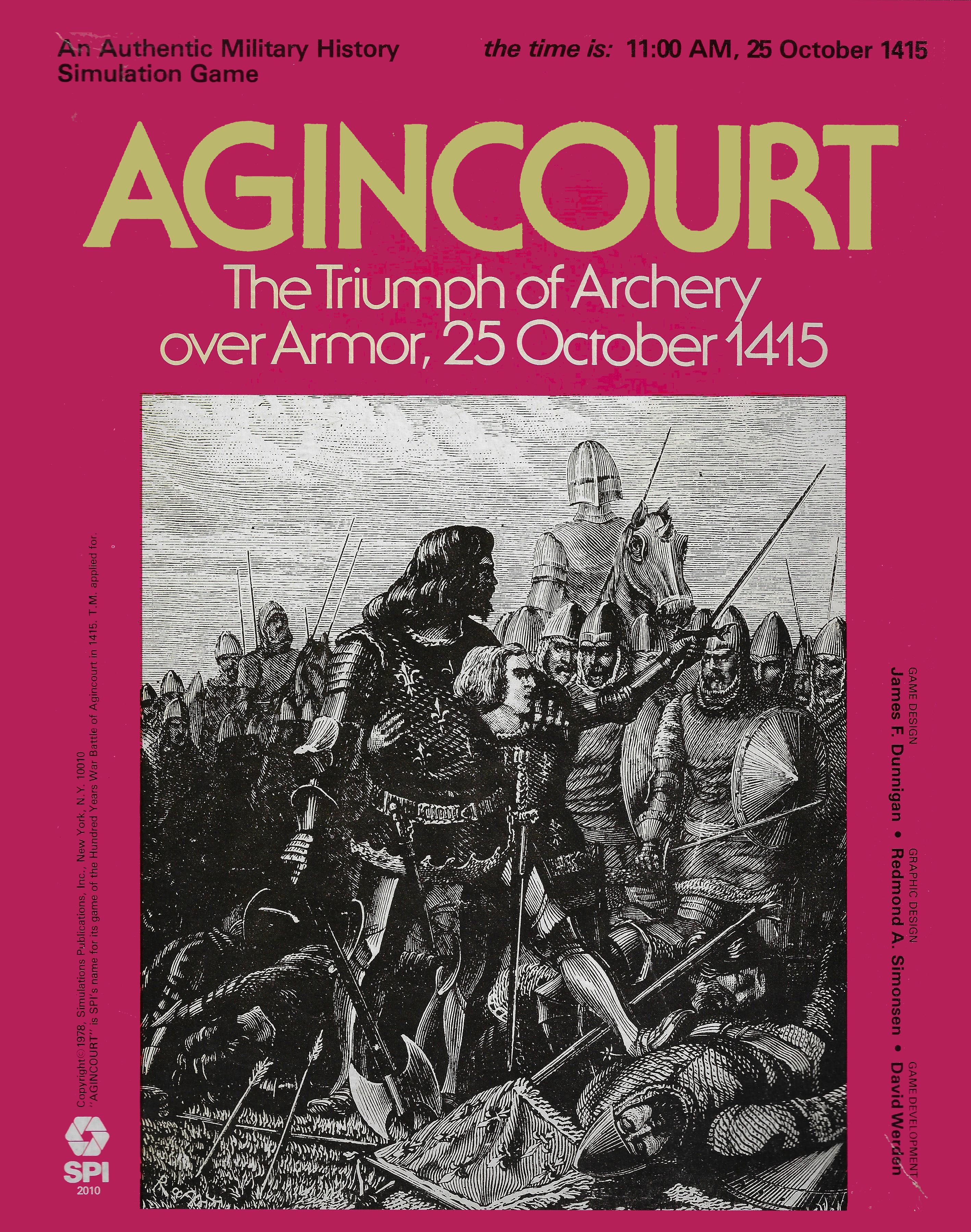 Agincourt: The Triumph of Archery over Armor, 1415 box art