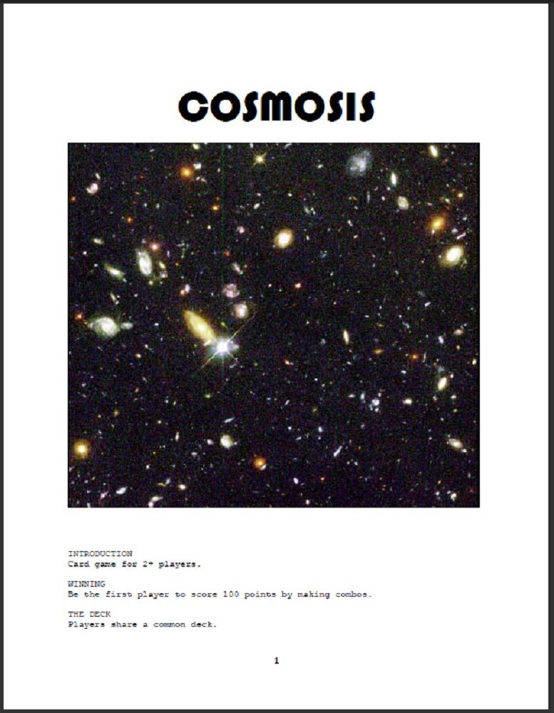 Cosmosis box art