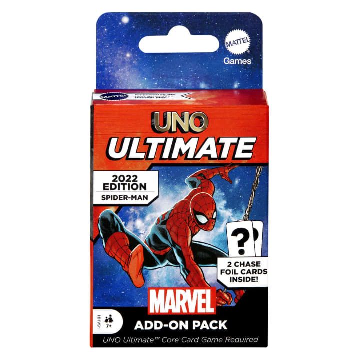 UNO Ultimate Marvel: Add-on Pack – Spider-man box art