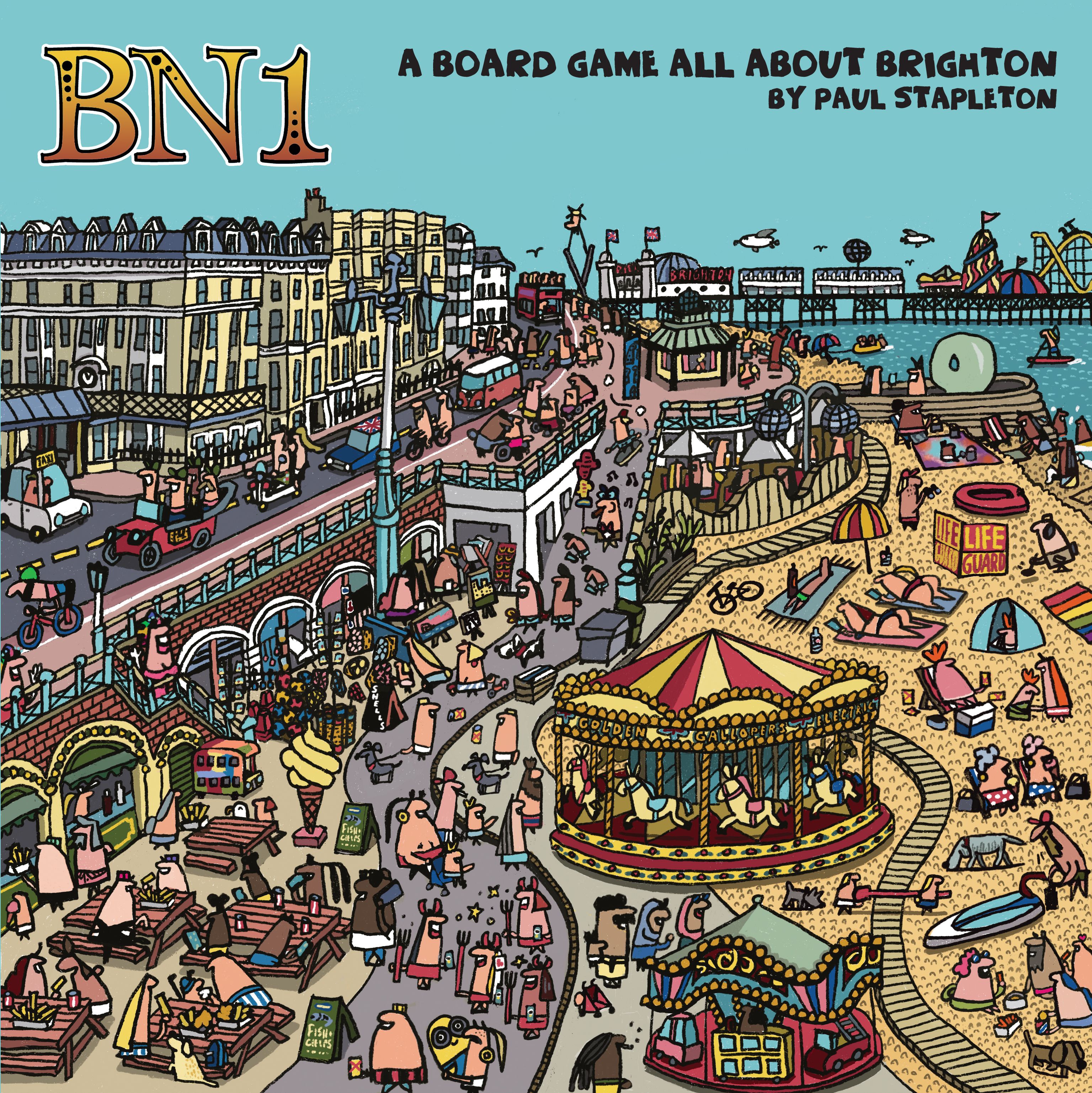 BN1: A Board Game All About Brighton (10th Anniversary Edition) box art