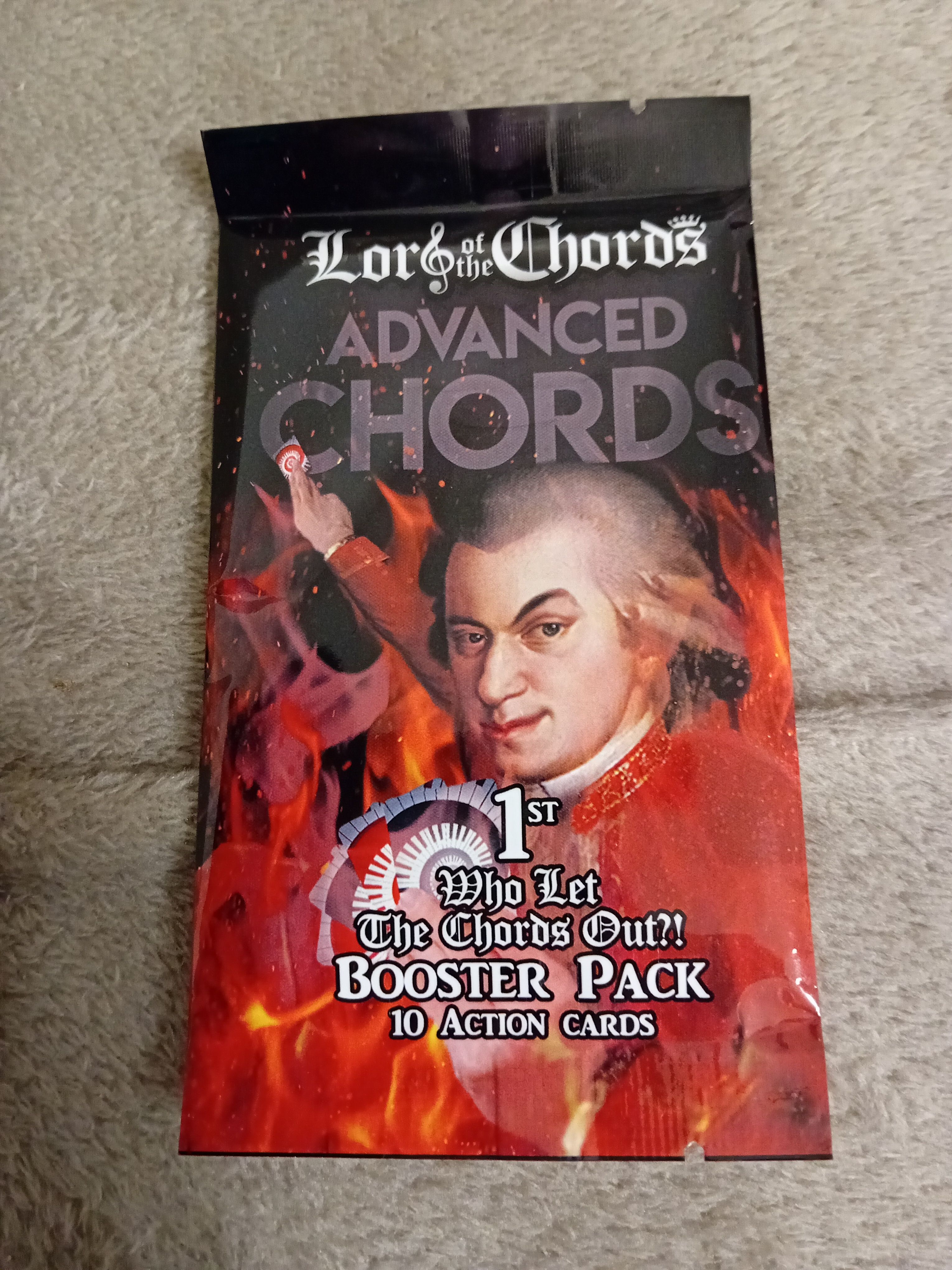 Lord of the Chords: Who Let The Chords Out? – 1st Booster Pack: Advanced Chords box art